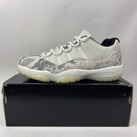 Nike Shoes Air Jordan 11 Low Retro “Light Bone Snakeskin” 2024 - Picture 6 of 8
